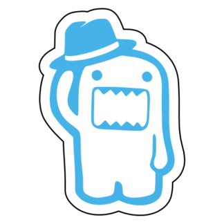Domo Sticker (Baby Blue)